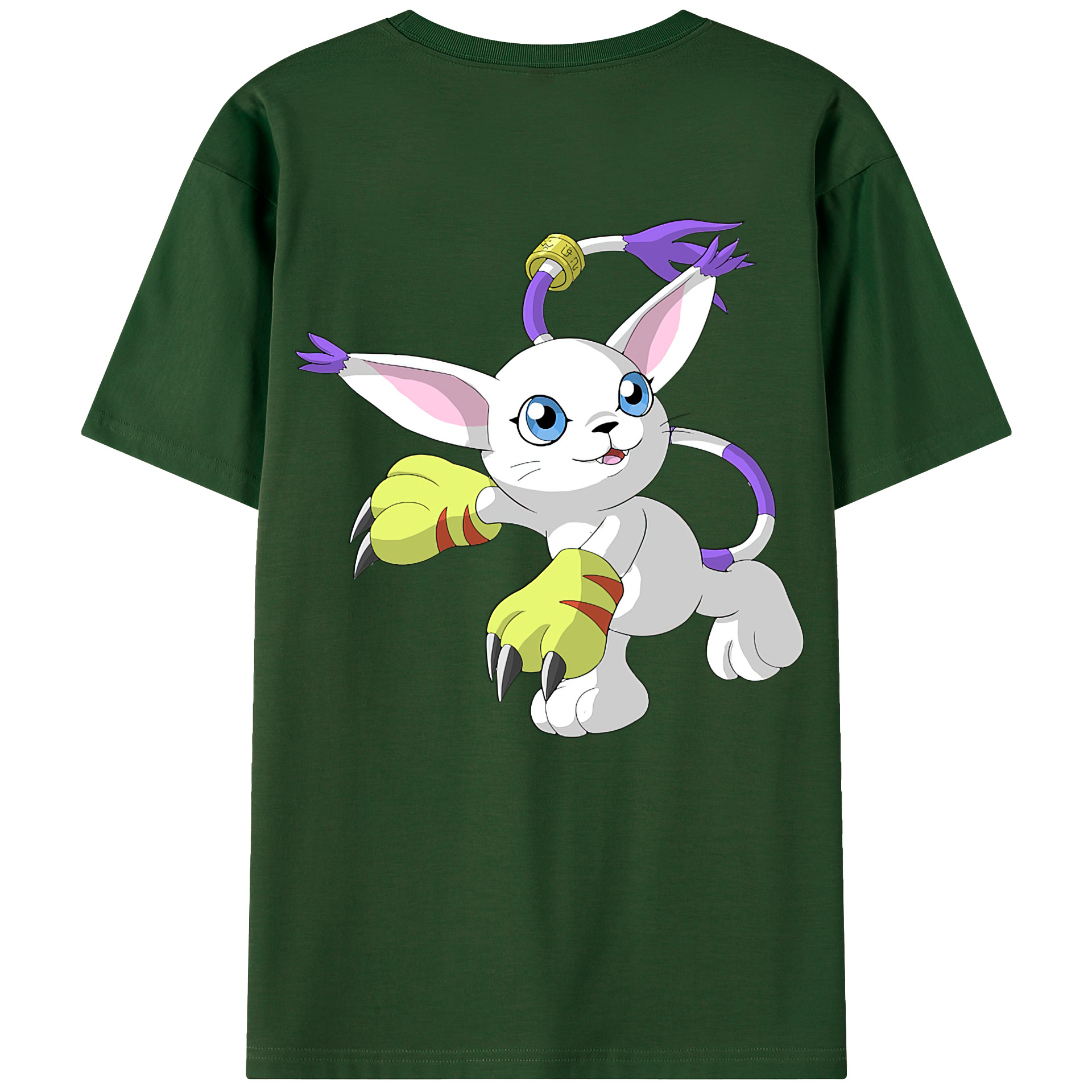 （画像用） Digimon デジタルモンスター/デジモン 綿100％半袖Tシャツ（背面プリント）